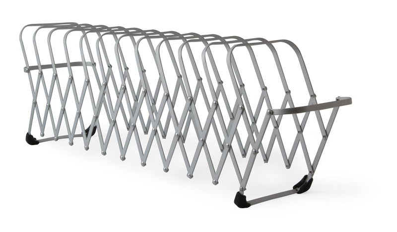 LEE Flexifile Expandable Collator to Organizer, 12 Sections, Letter to Legal Size Files, 6" X 6.75" X 10.5", Silver - Image 1